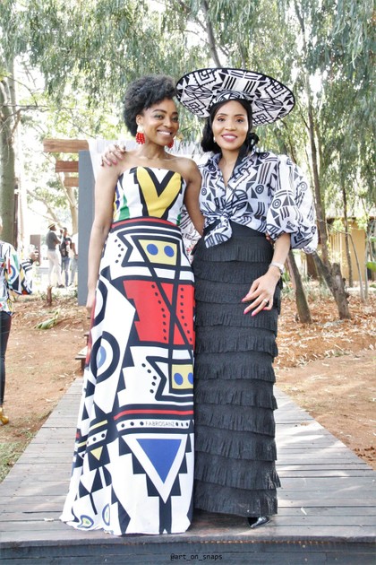 Fabrosanz: Nguni Print Puff Sleeve Crop Top main image 1